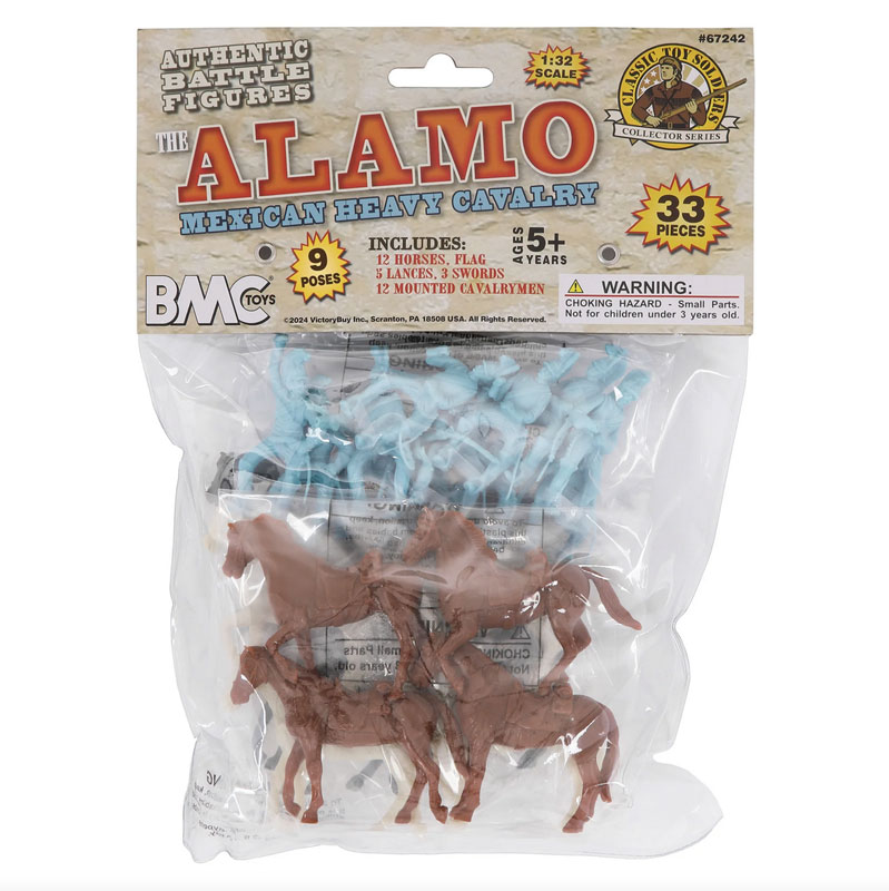 BMC CTS Alamo Mexican Heavy Cavalry - 33pc Powder Blue