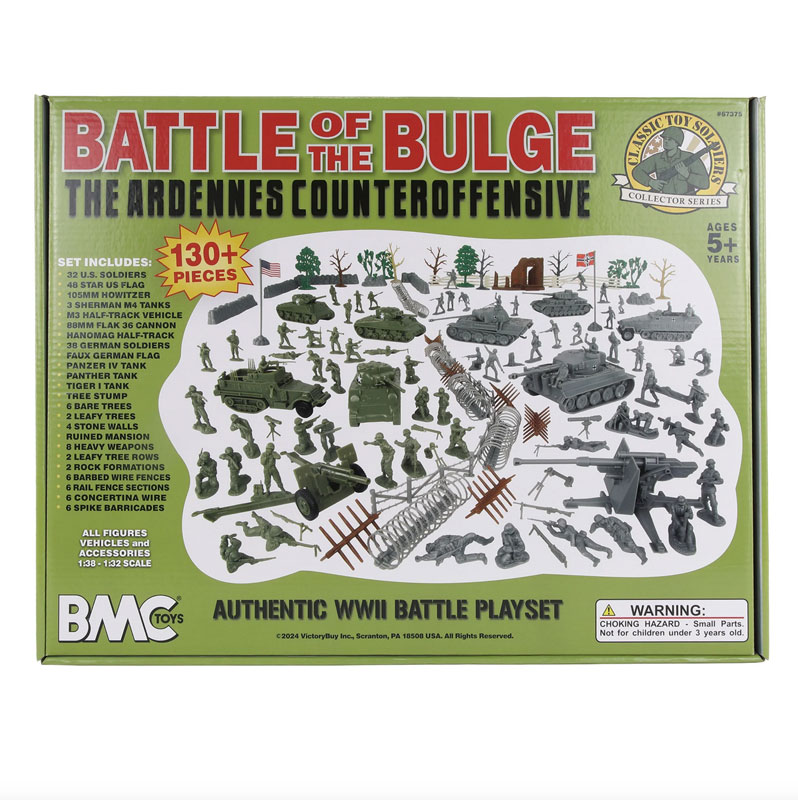 BMC CTS WW2 Battle of the Bulge - Plastic Army Men 130pc Set