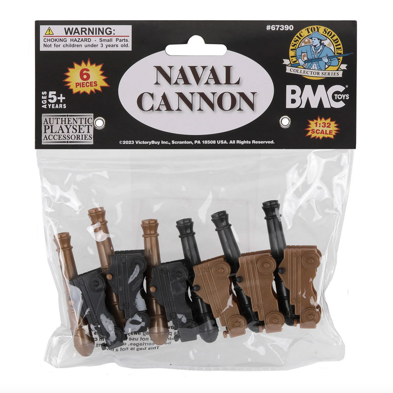 BMC CTS Naval Cannon Artillery - 6pc Black & Bronze