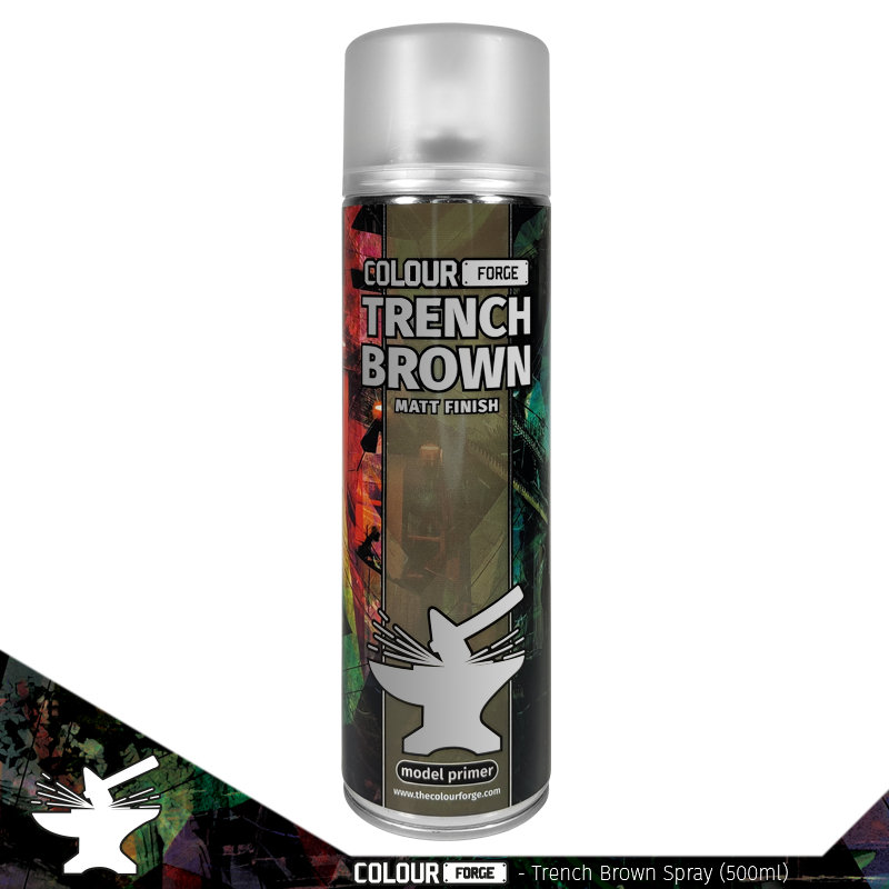 Colour Forge Trench Brown Spray Paint 500ml