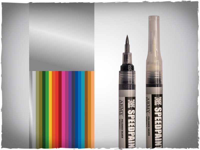 Deep Cut Studio Speedpaint Marker - Polished Silver