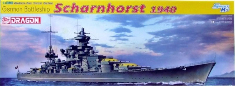 German Battleship Scharnhorst 1940