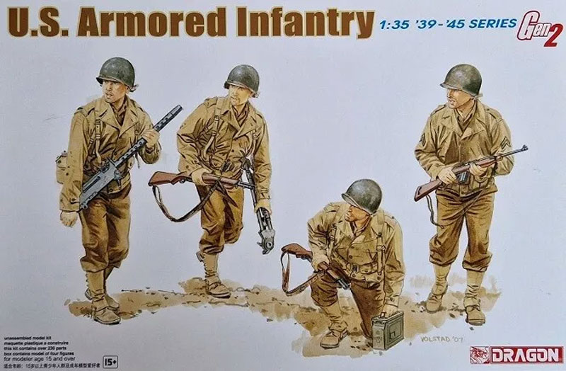 Dragon US Armored Infantry (4 figure set)