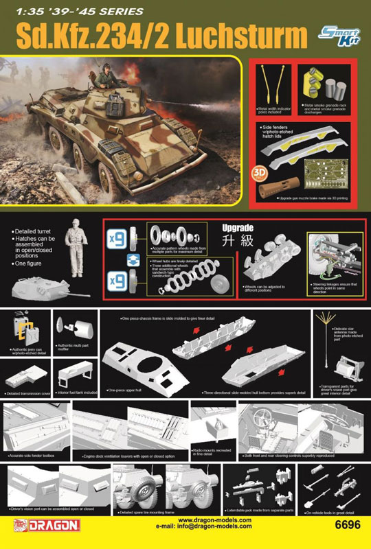 Dragon Sd.Kfz.234/2 Luchsturm