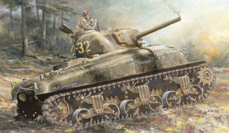 M4A1 75mm Early Version Tank Normandy