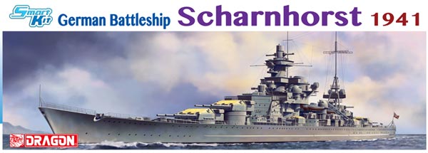 German Scharnhorst Battleship 1941