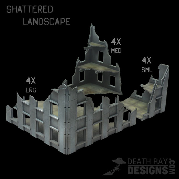 Shattered Landscape: Downtown Table Bundle