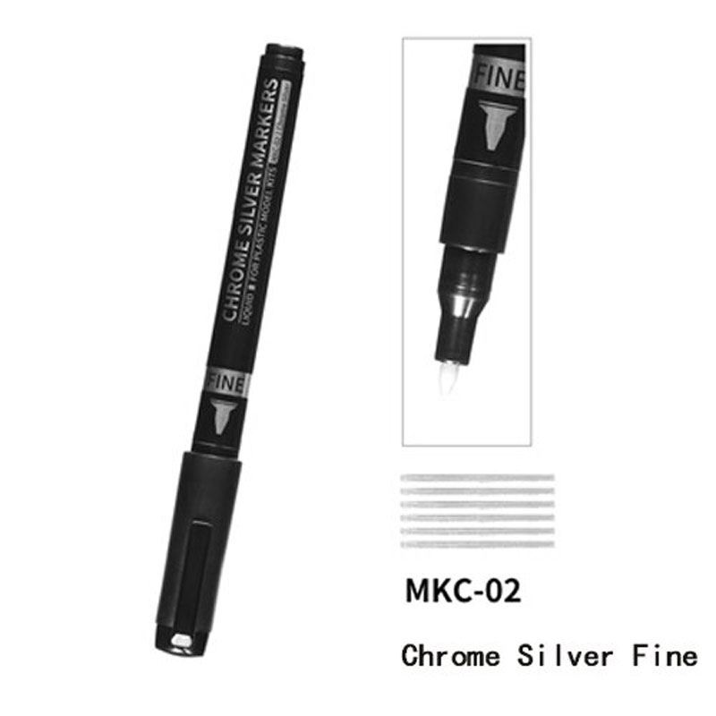 Dspiae Chrome Silver Markers - Fine