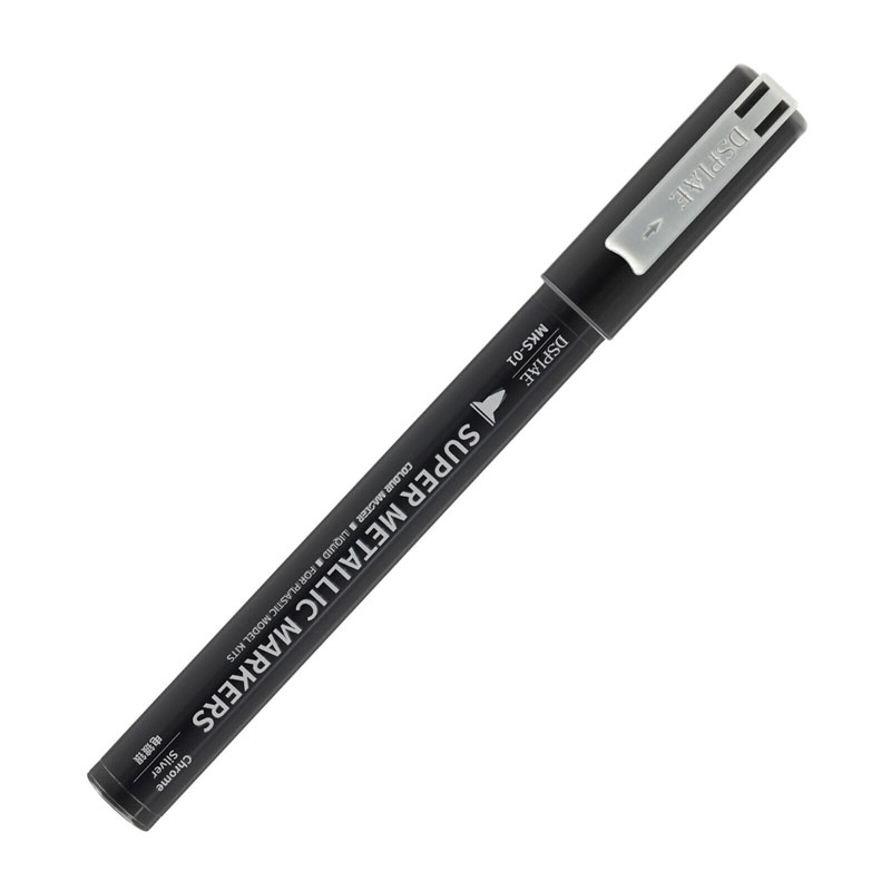 Dspiae Super Metallic Color Markers - Chrome Silver