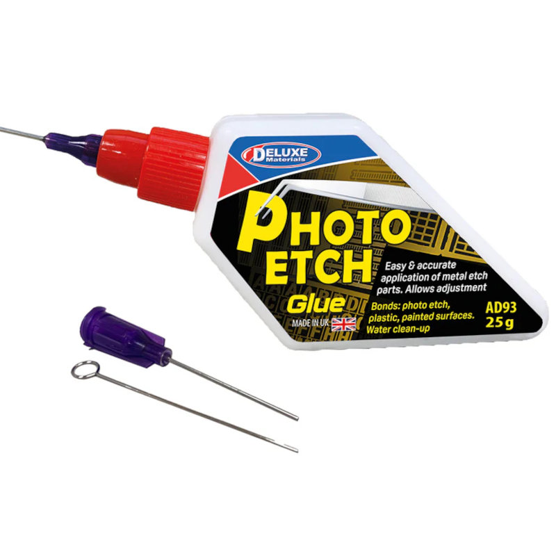 Deluxe Materials Photo Etch Glue 25g with needle applicator