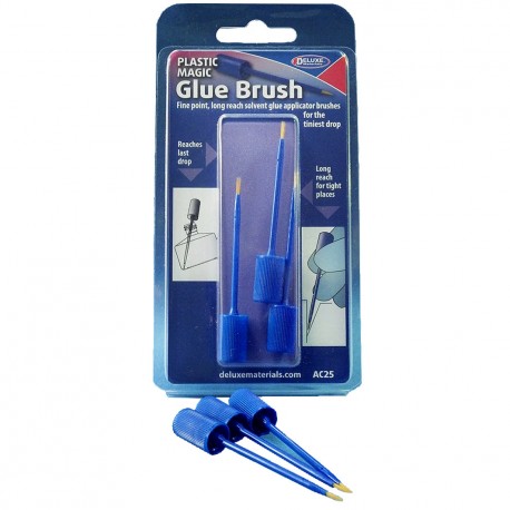 Deluxe Materials Plastic Magic Glue Brush Pack