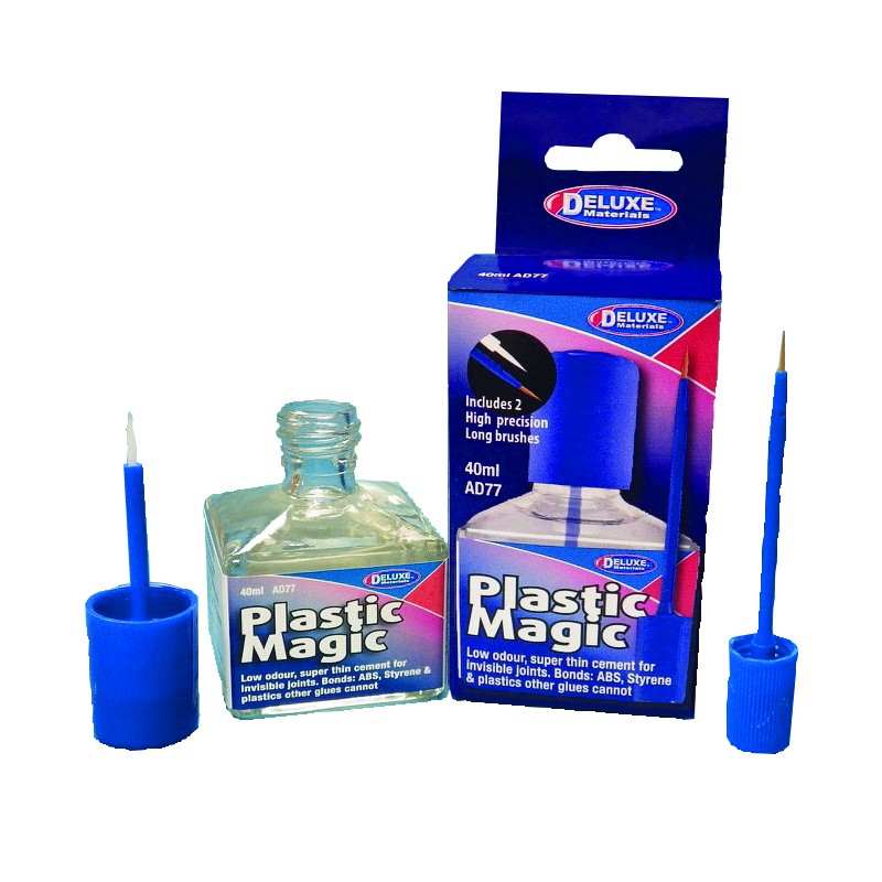 Deluxe Materials Plastic Magic Box with Brush - 40ml non spill bottle