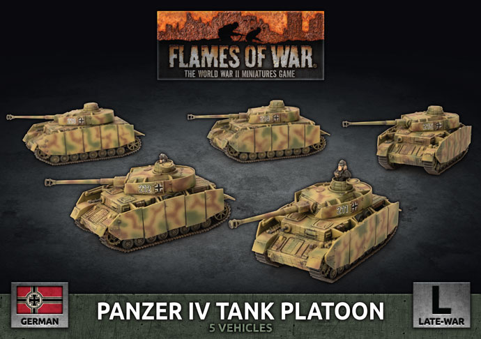 Panzer IV Tank Platoon (Plastic)