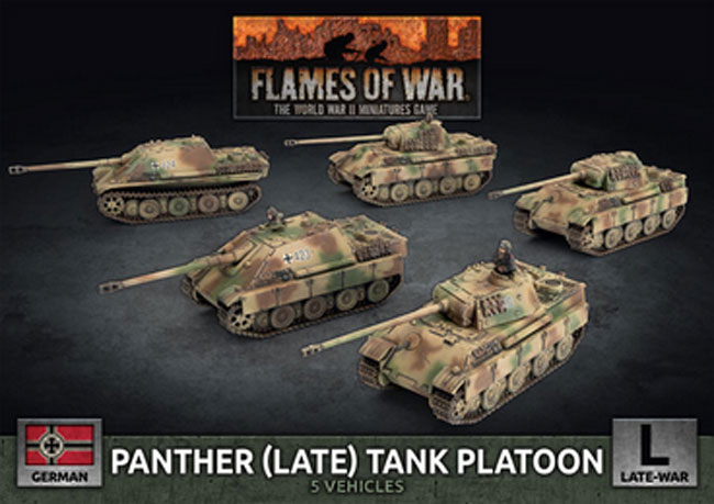 Panther (Late) Tank Platoon (5x Plastic)