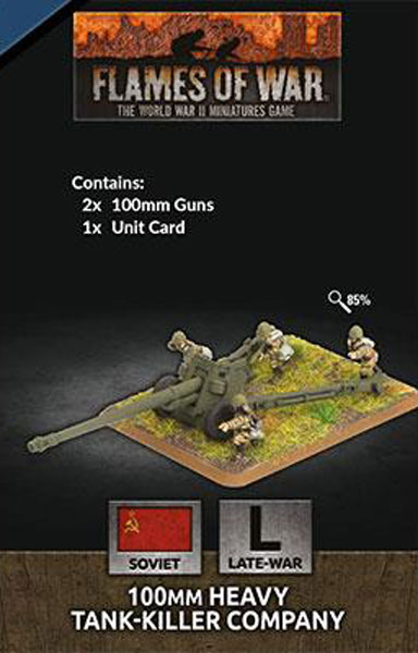 WWII Soviet 100mm Heavy Tank-Killer Company