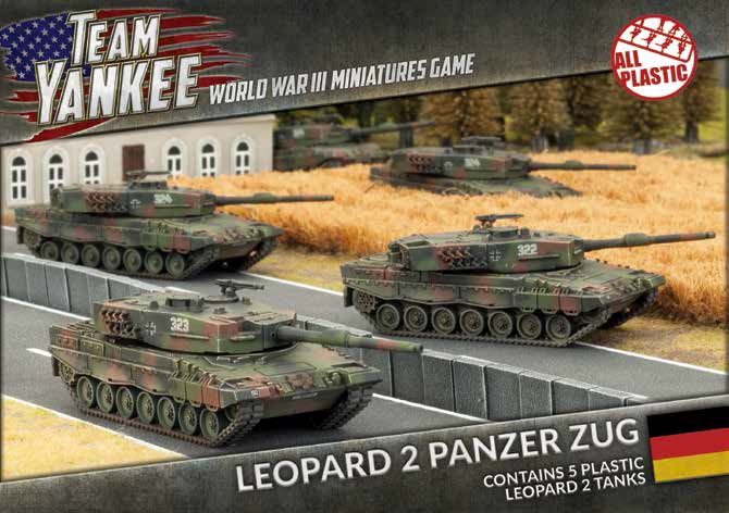 Leopard 2 Panzer Zug (Plastic)