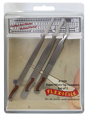 Flex-I-File Stainless Steel Tweezer Set