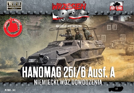 First to Fight WWII Hanomag 251/6 Ausf A Halftrack