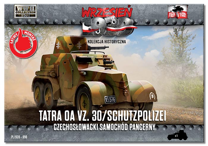 First to Fight WWII  Czechoslovak Armored Car Tatra OA vz. 30/Schutzpolizei