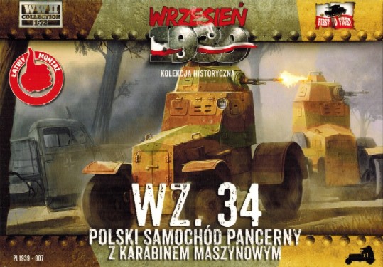 First to Fight WWII WZ34 Polish Armored Car