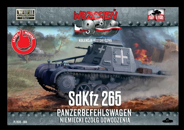 First to Fight WWII SdKfz 265 Panzerbefehlswagen German Command Tank