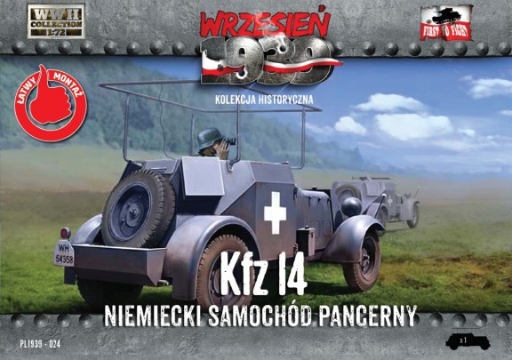 First to Fight WWII Kfz14 German Armored Radio Car