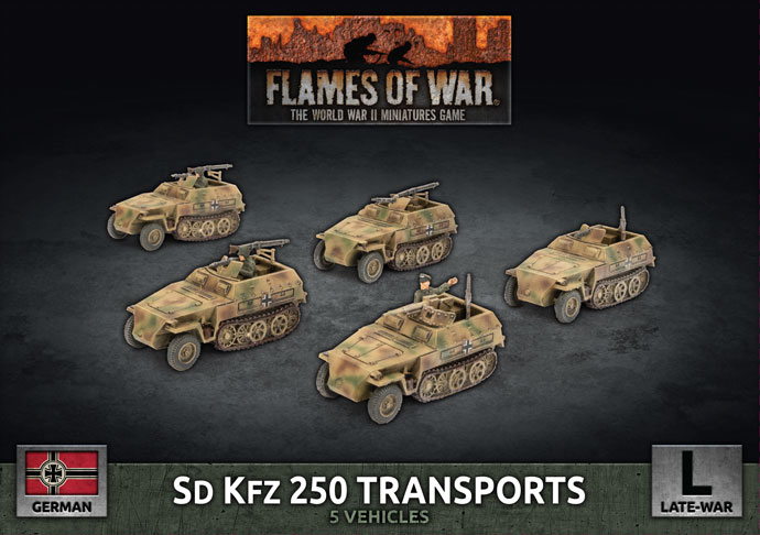 Sd Kfz 250 Transports (Plastic)