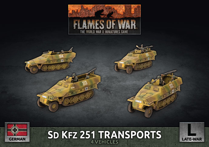 Sd Kfz 251 Transports (Plastic)