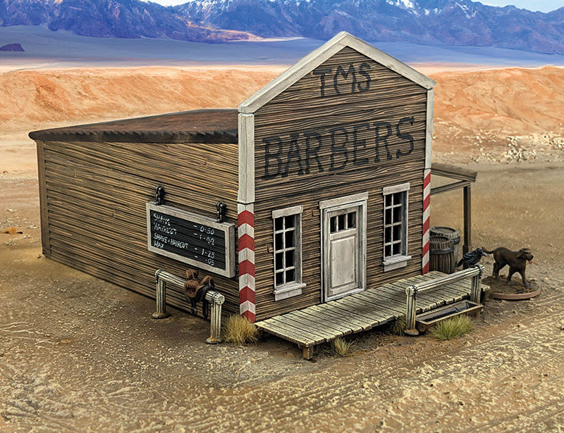 Deadmans Hand Barber Shop Building