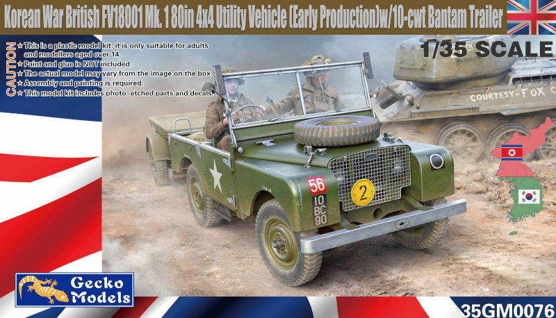 Korean War British FV18001 Mk. 1 80in 4x4 Utility Vehicle (Early Production)