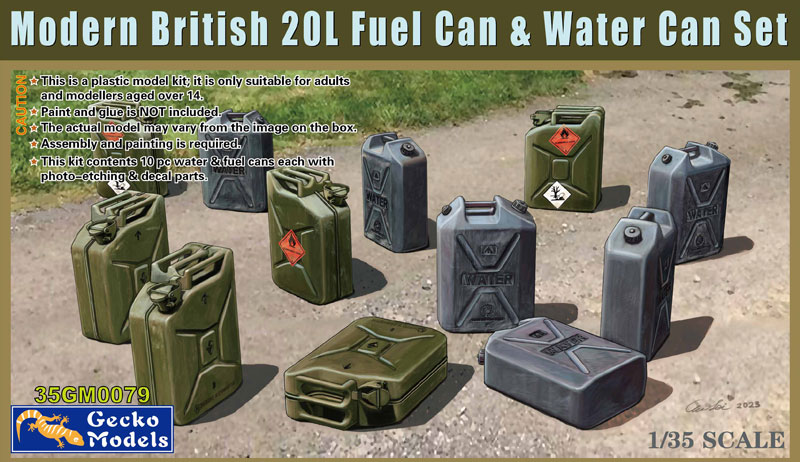 Modern British 20L Fuel Can & Water Can Set