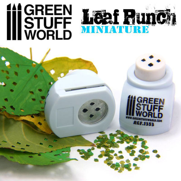 Miniature Leaf Punch - LIGHT BLUE - Lime