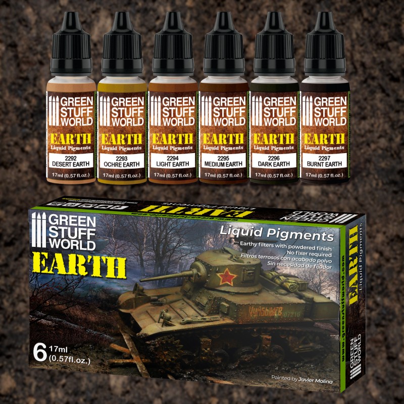 Liquid Pigments Set - Earth