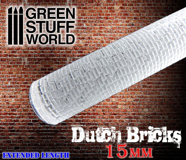 Rolling Pin - Dutch Bricks 15mm