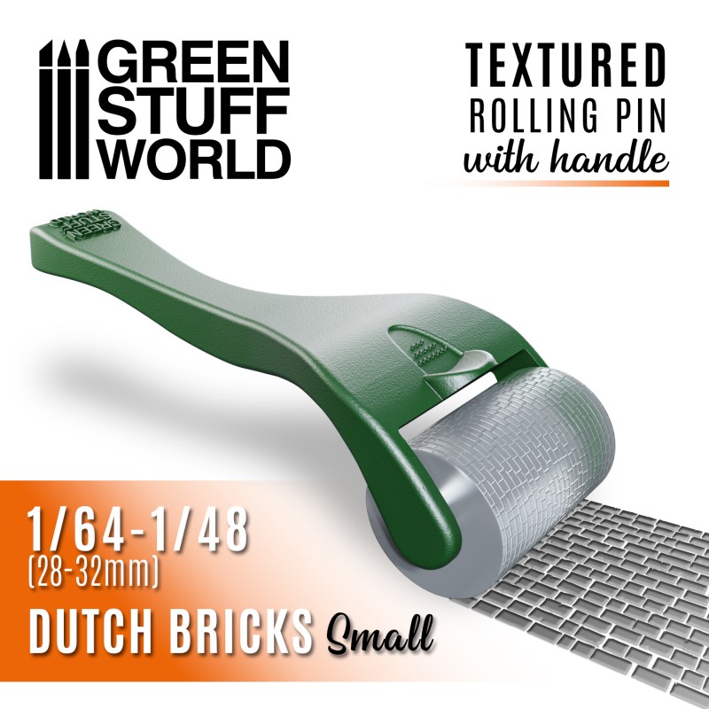 Rolling Pin with Handle - Dutch Bricks Small