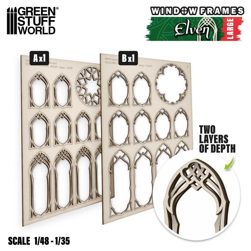 Elven Miniature Windows - Large