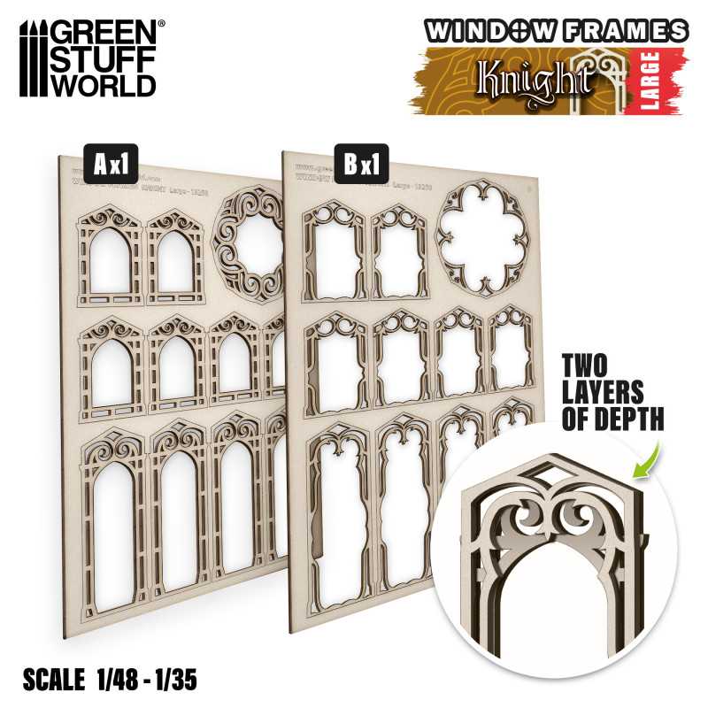 Knight Miniature Windows - Large