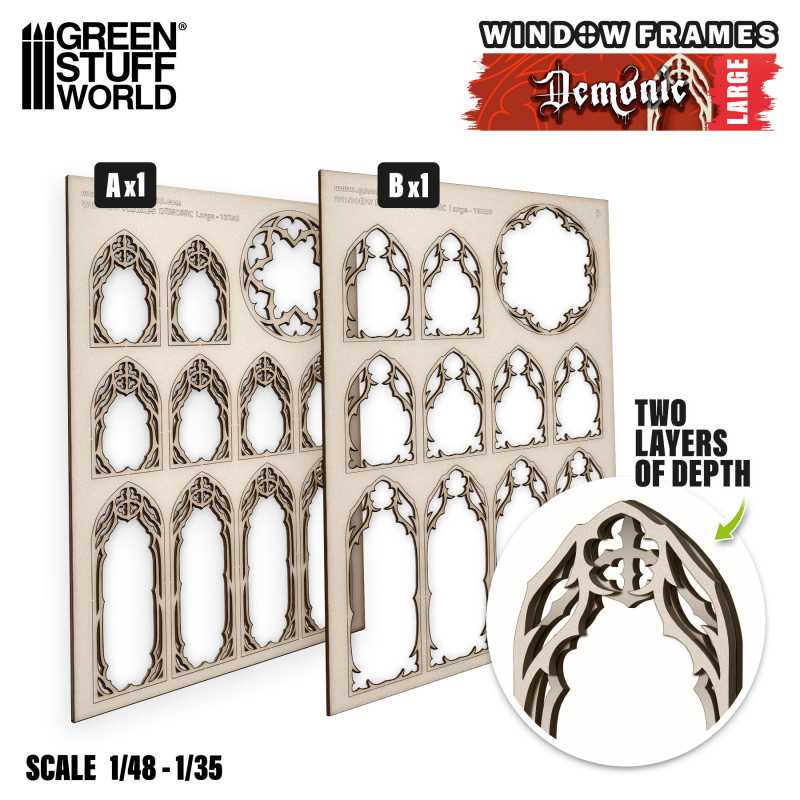 Demonic Miniature Windows - Large