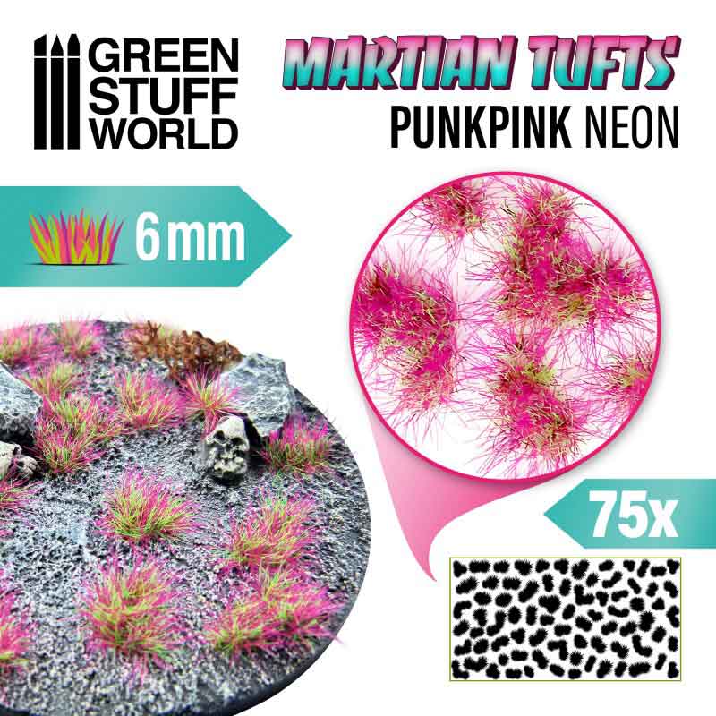 Martian Fluor Tufts - Punkpink Neon