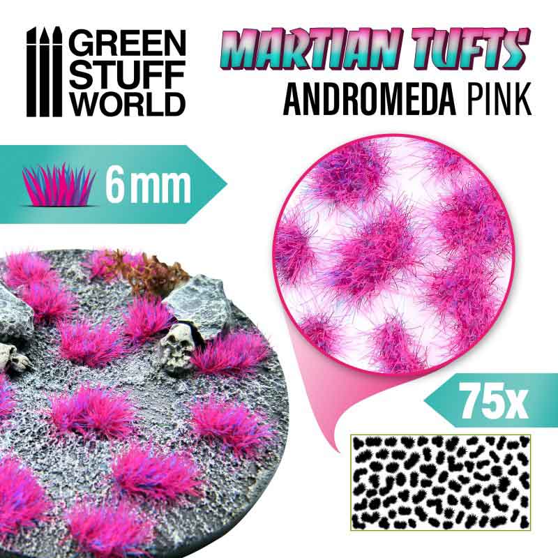 Martian Fluor Tufts - Andromeda Pink