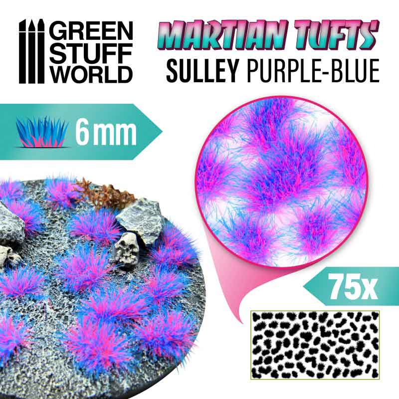 Martian Fluor Tufts - Sully Purple-Blue