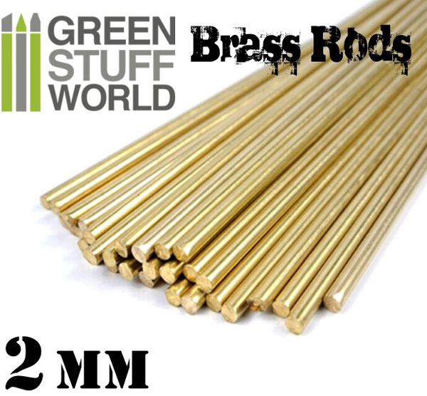 Pinning Brass Rods - 2mm (5 pcs)