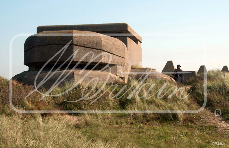 Atlantic Wall WWII Backdrop