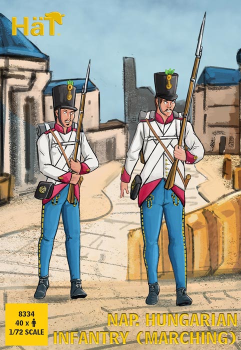 Napoleonic Hungarian Infantry Marching