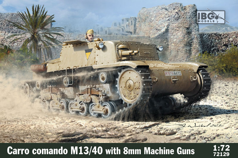 Carro Comando M13/40 with 8mm Breda Machine Guns