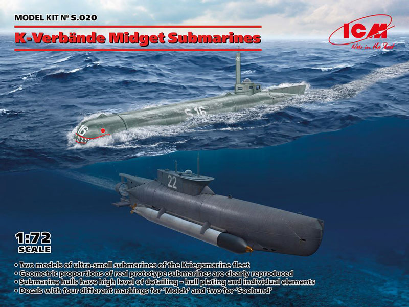 German K-Verbande Midget Submarines