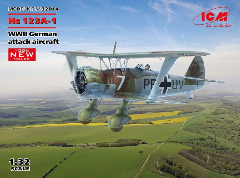 Henschel Hs 123A-1, WWII German attack aircraft