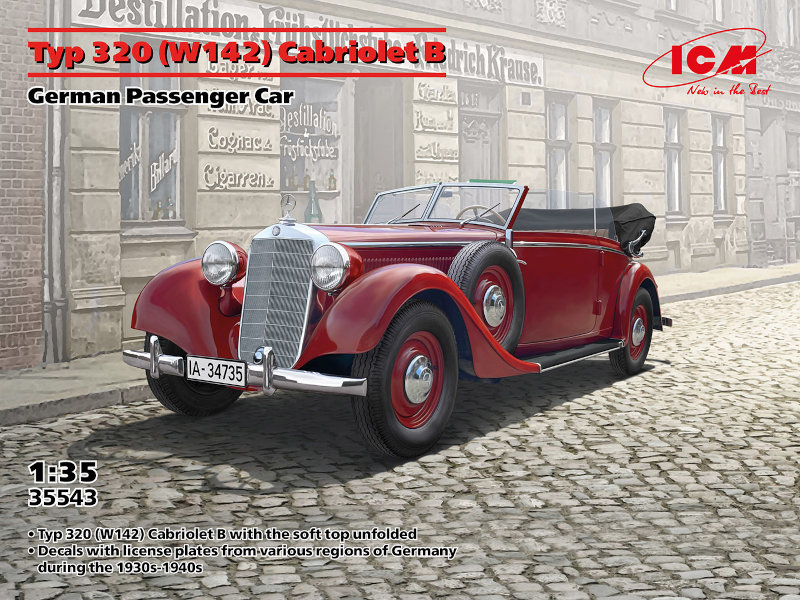 Typ 320 (W142) Cabriolet B German Passenger Car