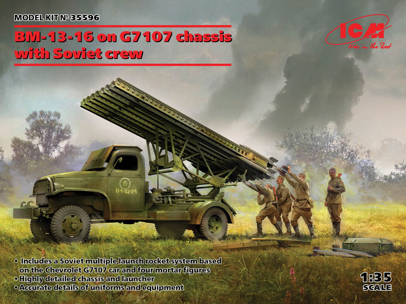 BM-13-16 on G7107 Chassis with Soviet crew