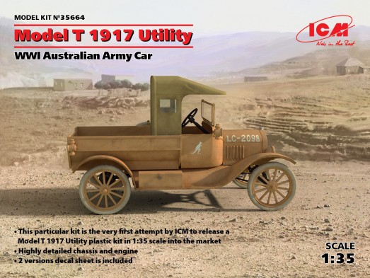 WWI Australian Model T 1917 Utility Army Car